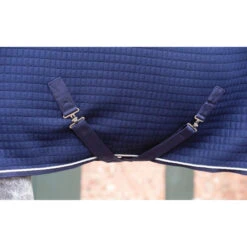 2022 Weatherbeeta Thermocell Standard Neck Cooler Fleece Rug 100621 - Navy / White -Weatherbeeta Shop 100621000320side.700x700