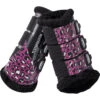 Weatherbeeta Leopard Brushing Boots 1006958004 Pink Leopard Print