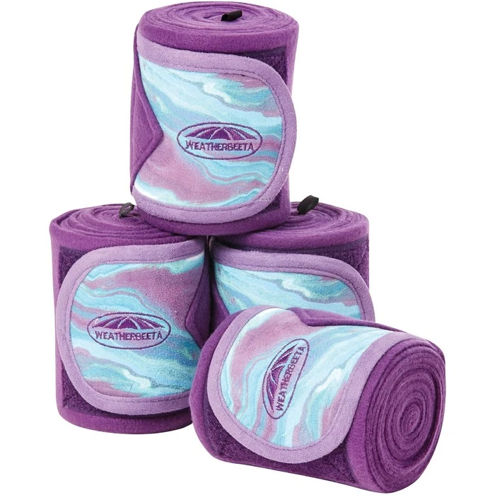 2022 Weatherbeeta Marble Fleece 3.5m Bandage 4 Pack 1008706 - Purple Swirl Colour Purple Swirl 1 2022 Weatherbeeta Marble Fleece 3.5m Bandage 4 Pack 1008706 - Purple Swirl Colour Purple Swirl