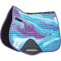 2022 Weatherbeeta Prime Marble All Purpose Saddle Pad 1008702 - Purple Swirl Colour Purple Swirl