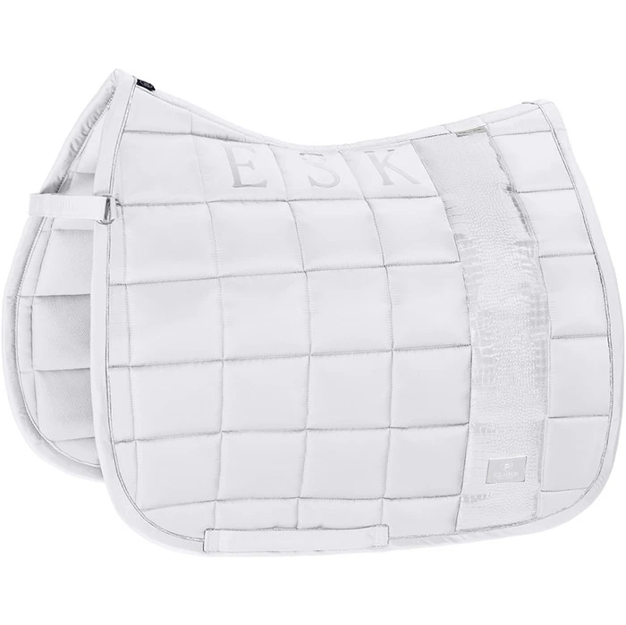 2022 Eskadron Big Square Glossy Saddle Cloth 212238 445 010 - White 1 2022 Eskadron Big Square Glossy Saddle Cloth 212238 445 010 - White