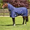2022 Weatherbeeta Comfitec Essential Detach-A-Neck Medium Rug 10000180 - Navy / Silver / Red