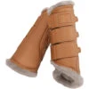 2023 Eskadron Platinum Faux Leather Tendon Boots 555039853290 - Cognac Colour Cognac