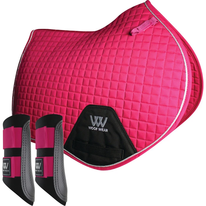 2022 Woof Wear Close Contact Saddle Cloth & Club Brushing Boots Bundle WS0003WB0003 - Berry Colour Berry 1 2022 Woof Wear Close Contact Saddle Cloth & Club Brushing Boots Bundle WS0003WB0003 - Berry Colour Berry