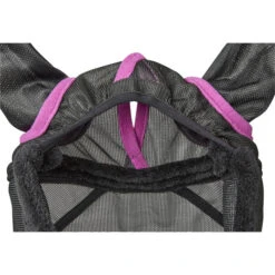 2022 Weatherbeeta Comfitec Deluxe Durable Mesh Mask With Ears And Tassels 1009572002 - Black / Purple -Weatherbeeta Shop 3990 1009431000 BLACKPURPLE WB COMFITEC FLYMASK DETAIL Image Null Hero.700x700