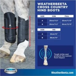 Weatherbeeta Cross Country Boots Hind - Black -Weatherbeeta Shop 50d7fddf290c5df1f21339b2a657a14d.700x700