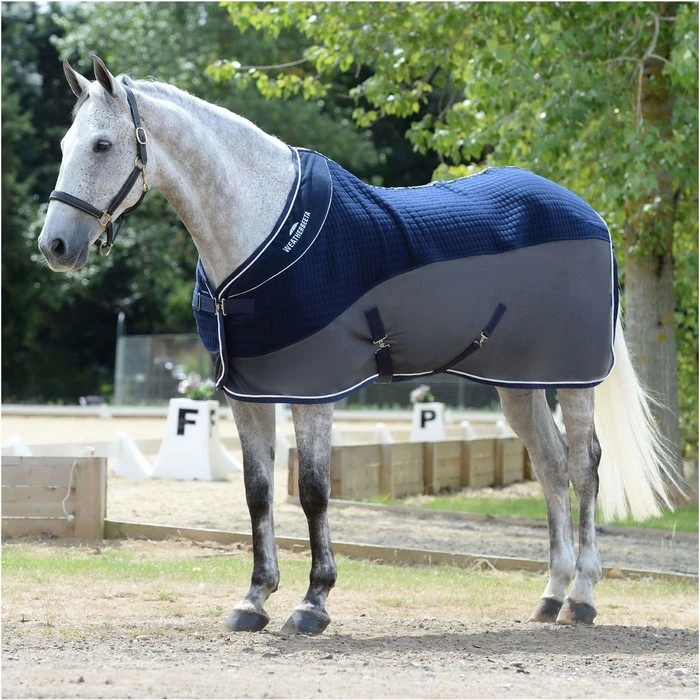 2023 Weatherbeeta Thermo-Air Cooler Sheet Standard Neck 10189250 - Navy / Grey 2 2023 Weatherbeeta Thermo-Air Cooler Sheet Standard Neck 10189250 - Navy / Grey - Image 2