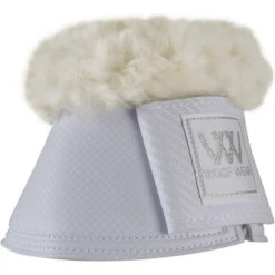2023 Woof Wear Club Brushing Boots & Pro Overreach Sheepskin Boots Bundle WB0003WB0052 - White Colour White -Weatherbeeta Shop 6190 Woof Wear Pro Overreach Sheepskin Boots White.2000x2000.700x700