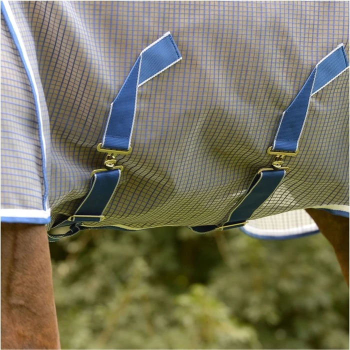 2023 Weatherbeeta Horse Comfitec Ripshield Plus With FREE Fly Mask 101837908049 - Navy / White / Black 4 2023 Weatherbeeta Horse Comfitec Ripshield Plus With FREE Fly Mask 101837908049 - Navy / White / Black - Image 4