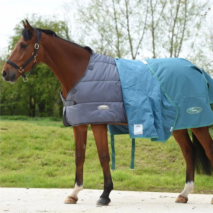 2023 Weatherbeeta Green-Tec Standard Neck Medium / Lite Stable Liner 1021797 - Grey 2 2023 Weatherbeeta Green-Tec Standard Neck Medium / Lite Stable Liner 1021797 - Grey - Image 2