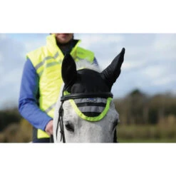 Weatherbeeta Reflective Ear Bonnet Yellow 1004917 Colour Yellow