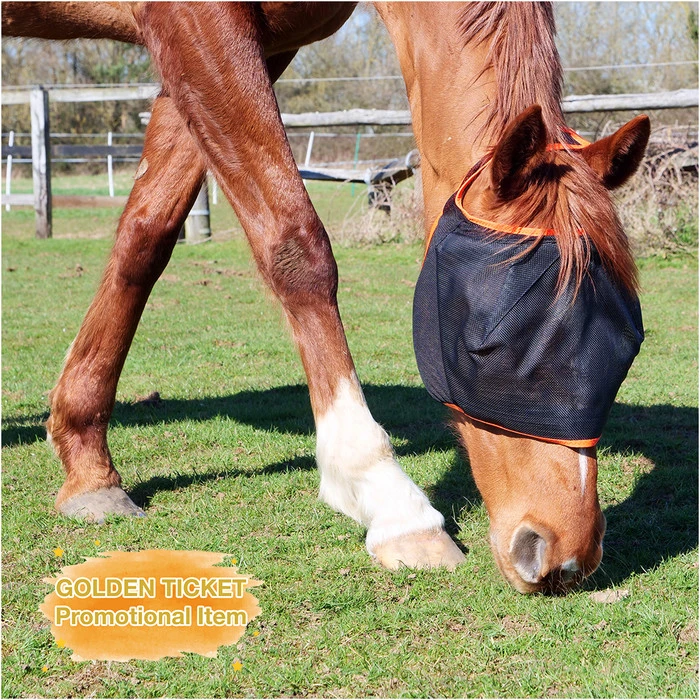 Equilibrium Field Relief Midi Fly Mask Without Ears Black 2 Equilibrium Field Relief Midi Fly Mask Without Ears Black - Image 2