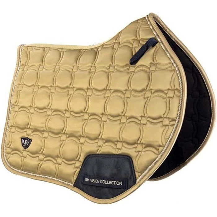 Woof Wear Vision Close Contact Saddle Pad - Champagne Colour Champagne 1 Woof Wear Vision Close Contact Saddle Pad - Champagne Colour Champagne