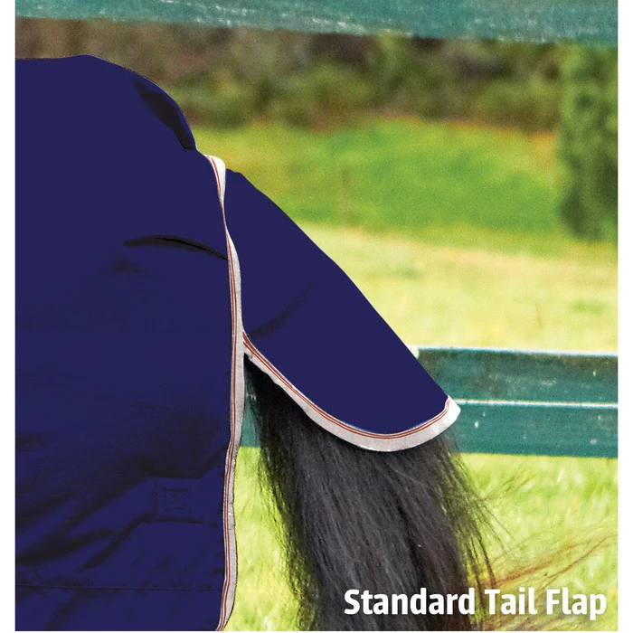 2022 Weatherbeeta Comfitec Essential Heavy Combo Neck Turnout Rug - Navy / Silver 3 2022 Weatherbeeta Comfitec Essential Heavy Combo Neck Turnout Rug - Navy / Silver - Image 3