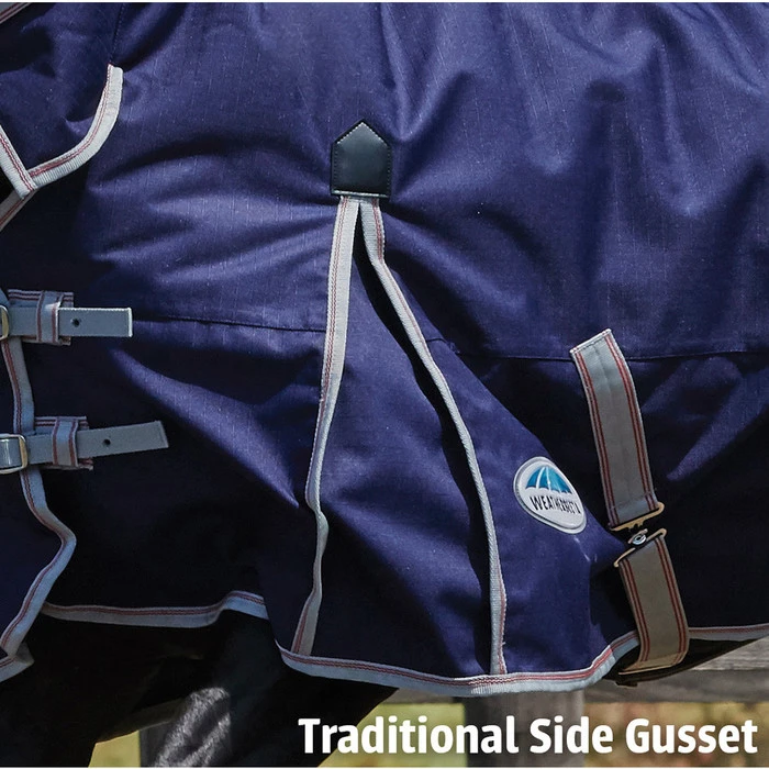 2022 Weatherbeeta Comfitec Essential Heavy Combo Neck Turnout Rug - Navy / Silver 5 2022 Weatherbeeta Comfitec Essential Heavy Combo Neck Turnout Rug - Navy / Silver - Image 5