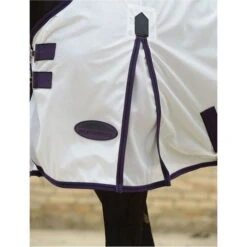 Weatherbeeta Comfitec Essential Mesh Combo Neck Fly Rug White / Purple -Weatherbeeta Shop Weatherbeeta Comfitec Essential Mesh Combo Neck White 4.700x700