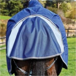 Weatherbeeta Comfitec Premier Medium Detach-A-Neck Rug - Blue / Grey -Weatherbeeta Shop Weatherbeeta20Comfitec20Premier20Free20Ii20Detach A Neck20Medium20Dark20Blue20Grey20White20 20Back.700x700