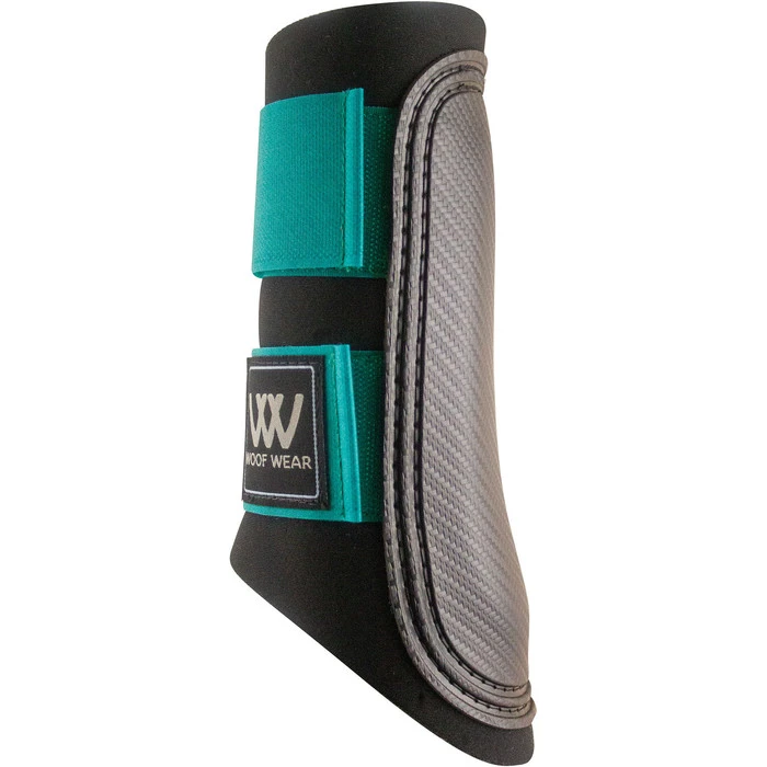 Woof Wear Club Brushing Boots - Black / Ocean Colour Black/Ocean 1 Woof Wear Club Brushing Boots - Black / Ocean Colour Black/Ocean