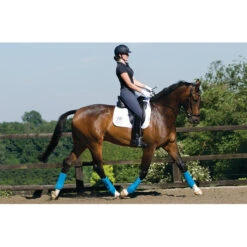 Woof Wear Training Wraps Turquoise 9 Woof Wear Training Wraps Turquoise -Weatherbeeta Shop Woof Wear Dressage Wraps Action.700x700 2