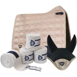 Woof Wear Vision Dressage Pad - Champagne Colour Champagne -Weatherbeeta Shop champagne20set.700x700